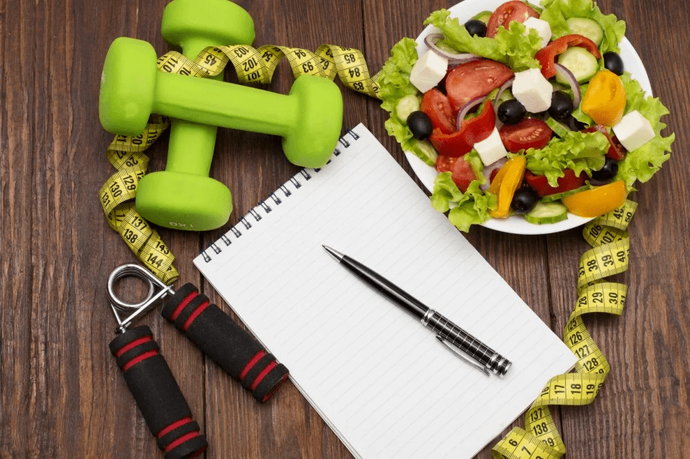 compiling a diet plan for weight loss