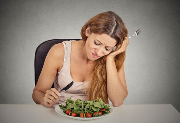 girl eating greens on a mediterranean diet